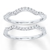 Thumbnail Image 1 of Diamond Wedding Band 3/8 ct tw Round-cut 14K White Gold