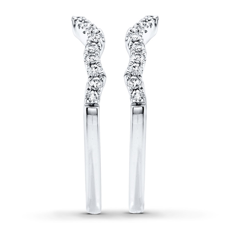 Main Image 3 of Diamond Wedding Band 3/8 ct tw Round-cut 14K White Gold