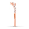 Thumbnail Image 3 of Now + Forever Diamond Wedding Band 1/8 ct tw Round-cut 14K Rose Gold
