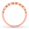 Thumbnail Image 1 of Diamond Wedding Band 1/15 ct tw Round-cut 10K Rose Gold