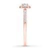 Thumbnail Image 3 of Now + Forever Diamond Engagement Ring 3/8 ct tw Round 10K Rose Gold