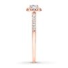 Thumbnail Image 2 of Diamond Engagement Ring 3/8 ct tw Round 10K Rose Gold