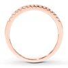 Thumbnail Image 1 of Diamond Wedding Band 1/10 ct tw Round-cut 10K Rose Gold