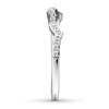 Thumbnail Image 3 of Now + Forever Diamond Wedding Band 1/6 ct tw Round-cut 14K White Gold
