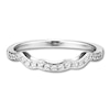 Thumbnail Image 3 of Diamond Wedding Band 1/6 ct tw Round-cut 14K White Gold