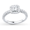 Thumbnail Image 1 of Now + Forever Diamond Engagement Ring 7/8 ct tw Princess-cut 14K White Gold