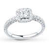 Thumbnail Image 0 of Diamond Engagement Ring 7/8 ct tw Princess-cut 14K White Gold