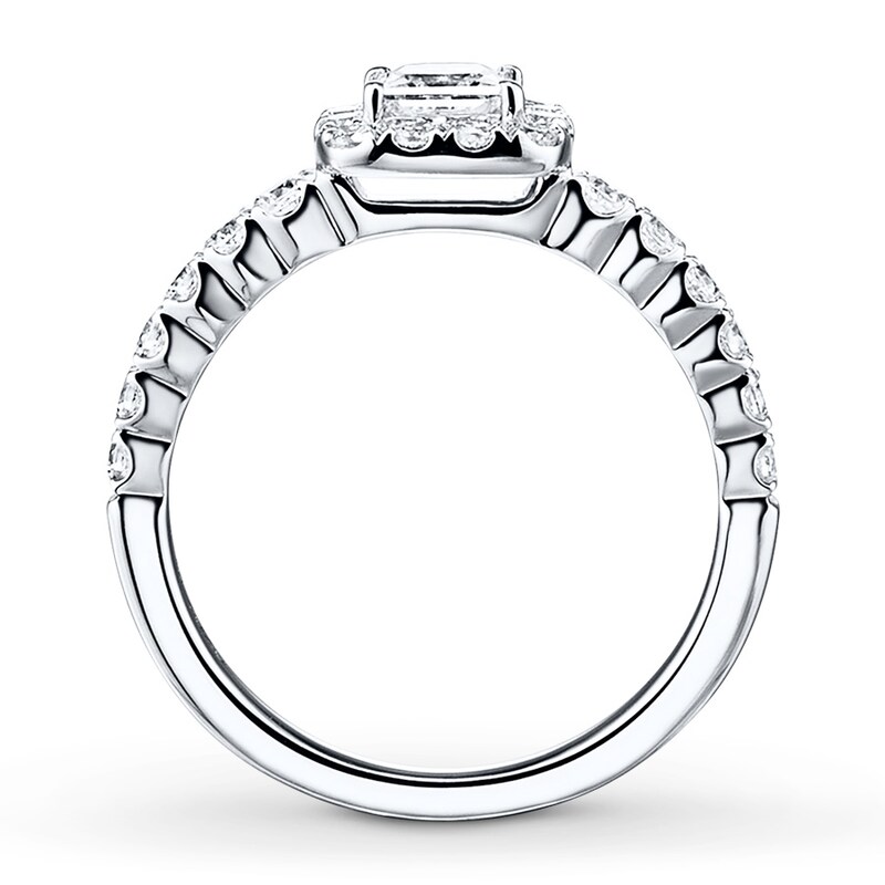Main Image 2 of Now + Forever Diamond Engagement Ring 7/8 ct tw Princess-cut 14K White Gold