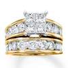 Diamond Bridal Set 4 Carats tw 14K Yellow Gold