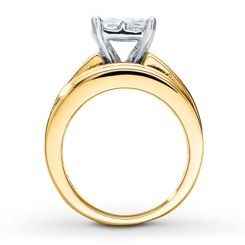 Main Image 2 of Diamond Bridal Set 4 Carats tw 14K Yellow Gold