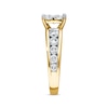 Thumbnail Image 5 of Now + Forever Multi-Stone Princess-cut Diamond Engagement Ring 2-1/2 ct tw 14K Yellow Gold