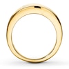 Diamond Wedding Band 1-1/2 ct tw Round-cut 14K Yellow Gold