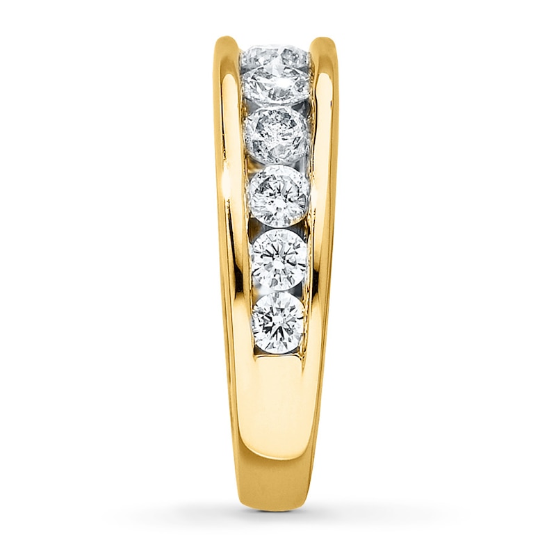 Main Image 10 of Now + Forever Diamond Wedding Band 1-1/2 ct tw Round-cut 14K Yellow Gold
