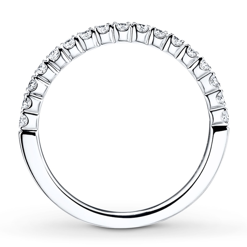 Main Image 2 of Diamond Wedding Band 1/4 ct tw Round-cut 14K White Gold
