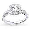 Thumbnail Image 0 of Diamond Engagement Ring 1-5/8 ct tw Princess-cut 14K Gold