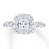 Thumbnail Image 3 of Diamond Engagement Ring 1-5/8 ct tw Princess-cut 14K Gold