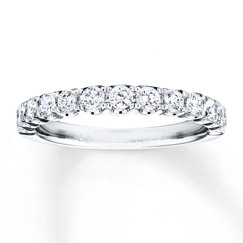 Main Image 1 of Now + Forever Diamond Wedding Band 5/8 ct tw Round-cut 14K White Gold