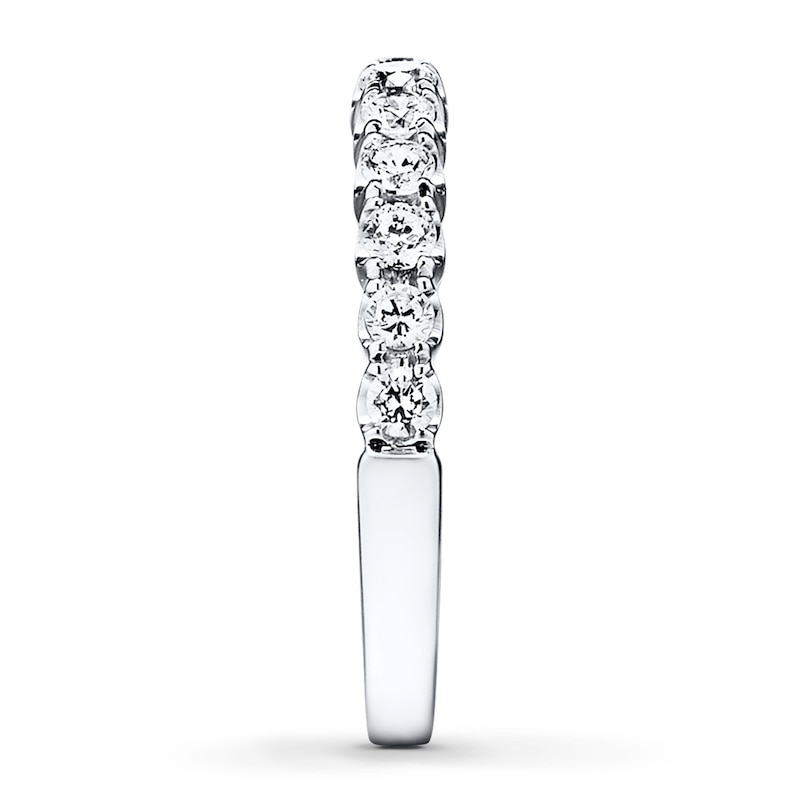 Main Image 3 of Now + Forever Diamond Wedding Band 5/8 ct tw Round-cut 14K White Gold