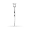 Thumbnail Image 2 of Diamond Engagement Ring 1/2 ct tw Round-cut 14K White Gold