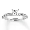 Diamond Engagement Ring 1-1/8 ct tw Princess-cut 14K Gold