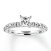 Thumbnail Image 0 of Diamond Engagement Ring 1-1/8 ct tw Princess-cut 14K Gold