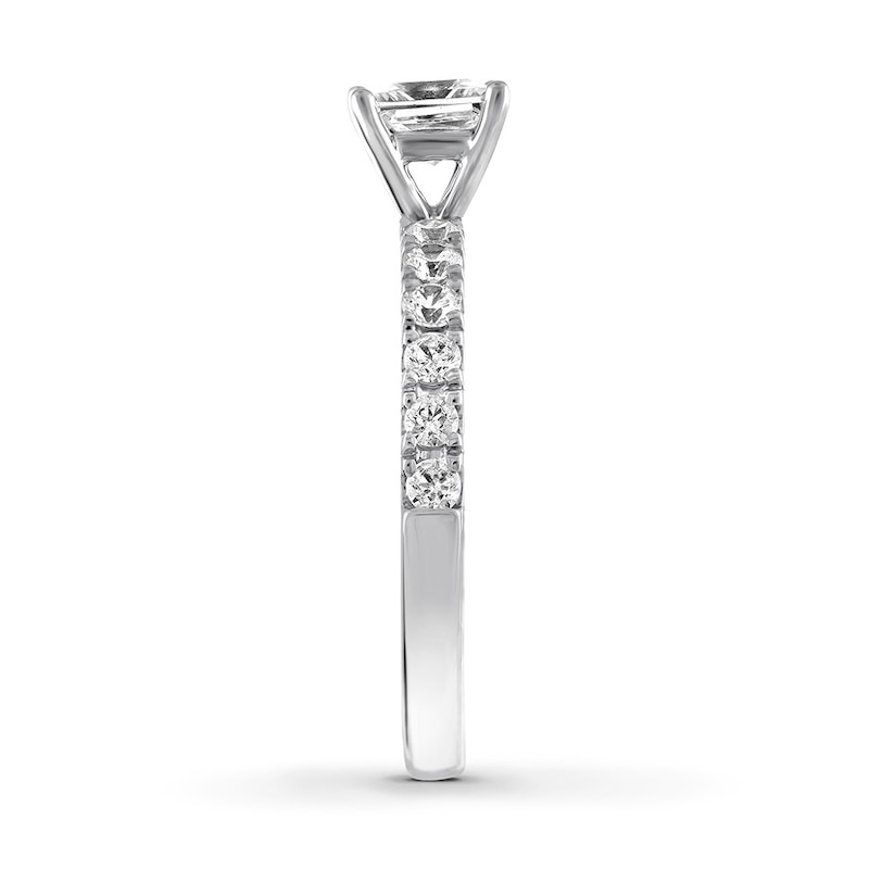 Main Image 2 of Now + Forever Diamond Engagement Ring 1-1/8 ct tw Princess-cut 14K Gold