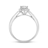 Thumbnail Image 3 of Diamond Engagement Ring 5/8 ct tw Princess-cut 14K White Gold