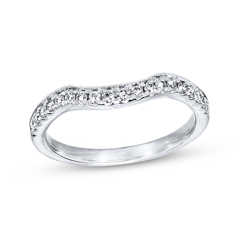 Main Image 1 of Radiant Reflections Wedding Ring 1/4 ct tw Diamonds 14K Gold