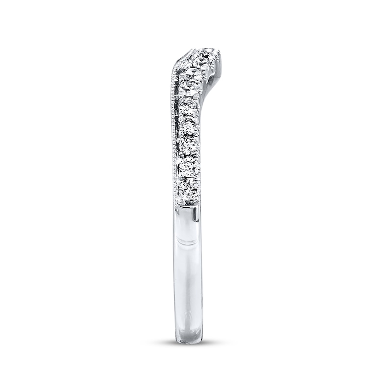 Main Image 2 of Radiant Reflections Wedding Ring 1/4 ct tw Diamonds 14K Gold