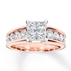 Thumbnail Image 1 of Now + Forever Diamond Engagement Ring 1-3/4 ct tw Princess & Round 14K Gold