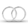 Thumbnail Image 2 of Diamond Wedding Bands 5/8 ct tw Round-cut 14K White Gold