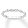 Thumbnail Image 0 of Diamond Wedding Band 1/20 ct tw Round-cut 10K White Gold