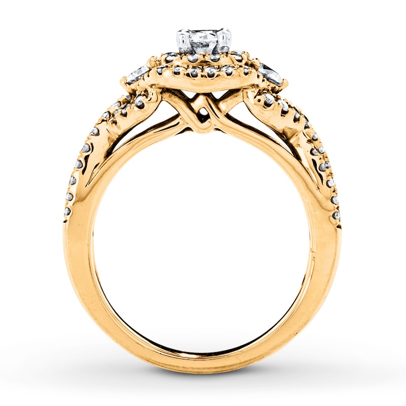 Diamond Engagement Ring 1 ct tw Round-cut 14K Yellow Gold