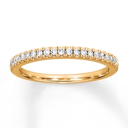 Now + Forever Diamond Wedding Band 1/6 ct tw Round-cut 14K Yellow Gold