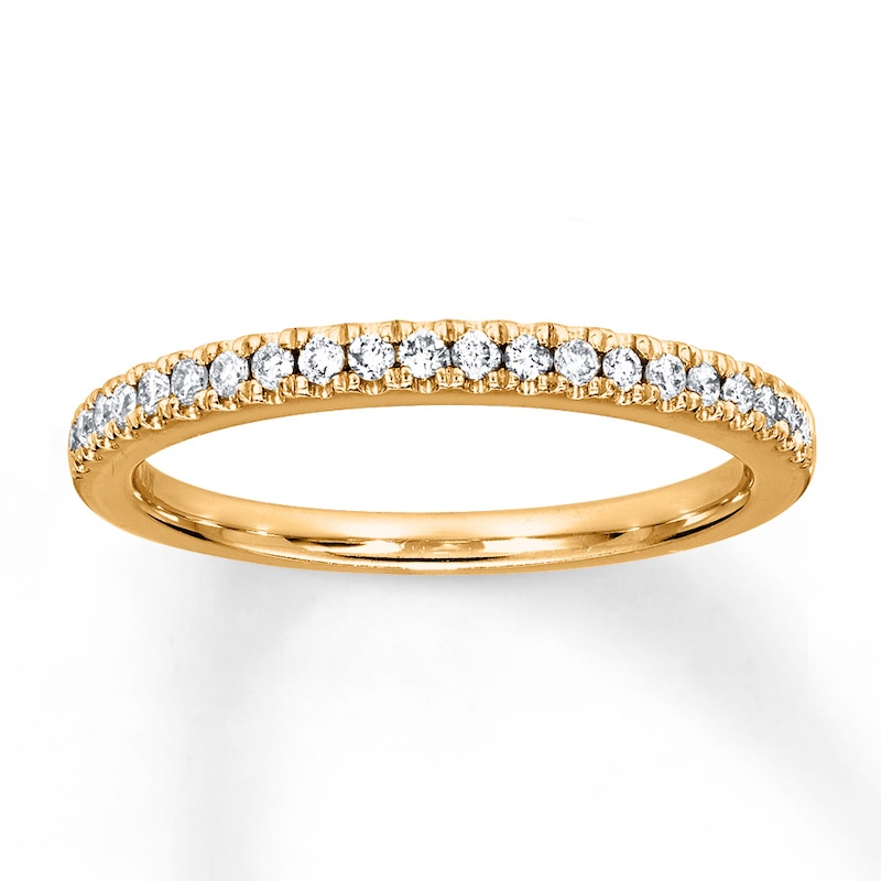 Diamond Wedding Band 1/6 ct tw Round-cut 14K Yellow Gold