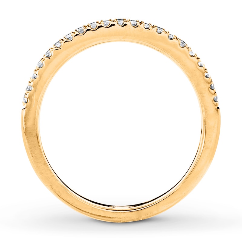 Main Image 2 of Now + Forever Diamond Wedding Band 1/6 ct tw Round-cut 14K Yellow Gold