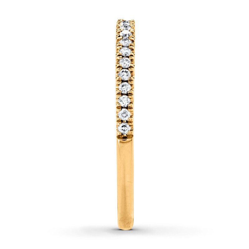 Main Image 3 of Now + Forever Diamond Wedding Band 1/6 ct tw Round-cut 14K Yellow Gold