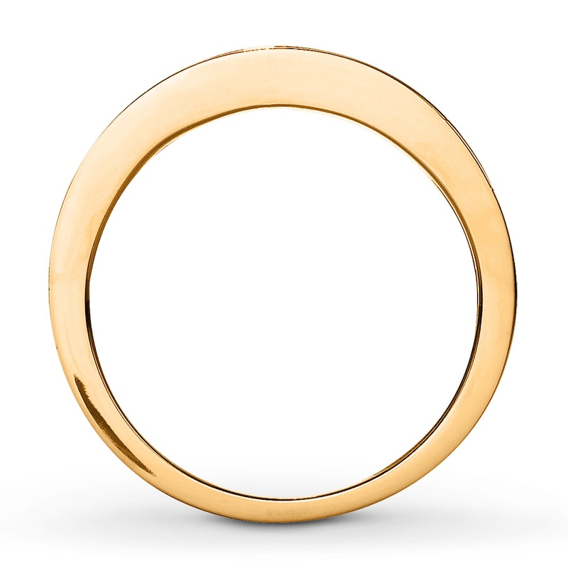 Main Image 2 of Now + Forever Diamond Wedding Band 3/4 ct tw Princess-cut 14K Yellow Gold