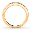 Thumbnail Image 2 of Now + Forever Diamond Wedding Band 1/4 ct tw Princess-cut 14K Yellow Gold