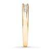 Thumbnail Image 3 of Now + Forever Diamond Wedding Band 1/4 ct tw Princess-cut 14K Yellow Gold