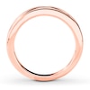 Thumbnail Image 1 of Diamond Wedding Band 1/4 ct tw Princess-cut 14K Rose Gold