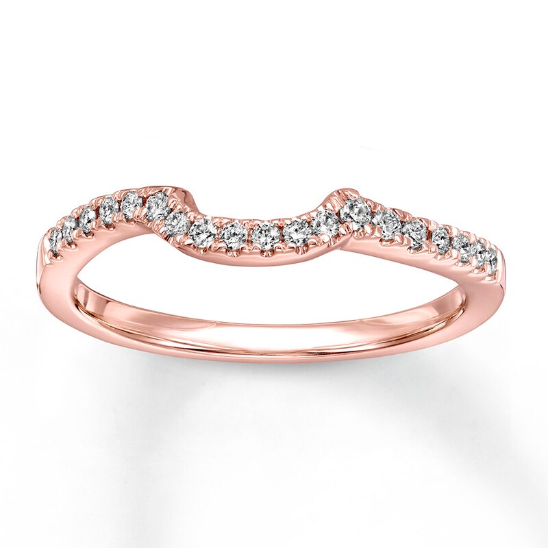 Diamond Wedding Band 1/6 ct tw Round-cut 14K Rose Gold