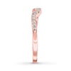 Thumbnail Image 3 of Now + Forever Diamond Wedding Band 1/6 ct tw Round-cut 14K Rose Gold