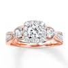 Thumbnail Image 0 of Diamond Engagement Ring 1 ct tw Round-cut 14K Rose Gold