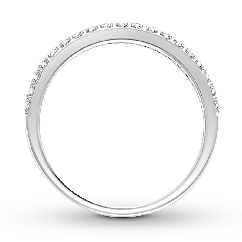 Diamond Wedding Band 1/4 ct tw 14K White Gold