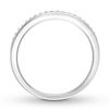 Thumbnail Image 1 of Diamond Wedding Band 1/10 ct tw 10K White Gold