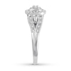 Princess-cut Diamond Engagement Ring 1/2 ct tw 10K White Gold