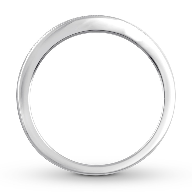 Diamond Wedding Band 1/20 ct tw 10K White Gold