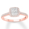 Thumbnail Image 1 of Now + Forever Diamond Engagement Ring 1/2 Carat tw 10K Two-Tone Gold