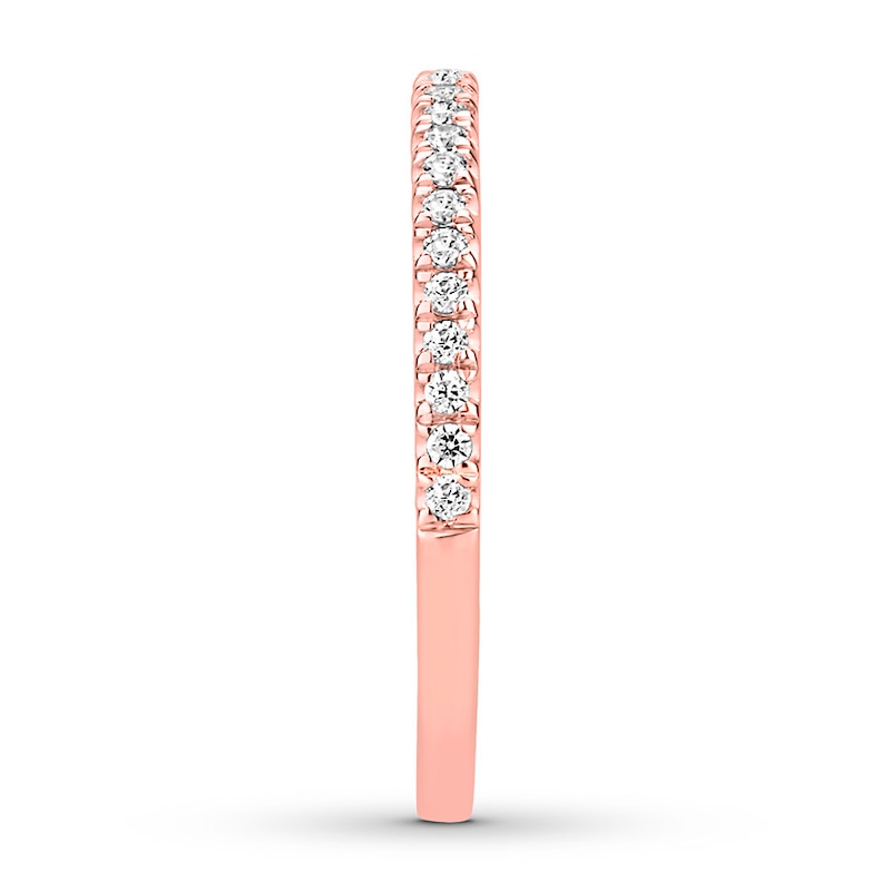 Main Image 3 of Now + Forever Diamond Wedding Band 1/6 Carat tw 10K Rose Gold